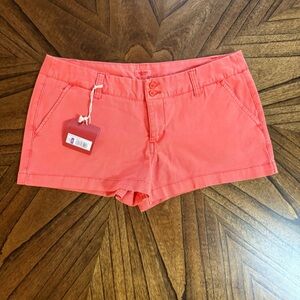 NWT Orange/Coral Shorts Juniors Size 11